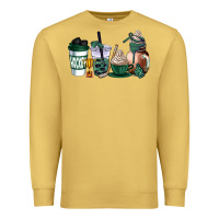 Antique Gold hunter green hockey coffee cups Premium Sweatshirt - AdoDesignShop