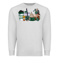 Dove Grey hunter green hockey coffee cups Premium Sweatshirt - AdoDesignShop