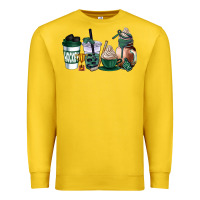 Lemon hunter green hockey coffee cups Premium Sweatshirt - AdoDesignShop