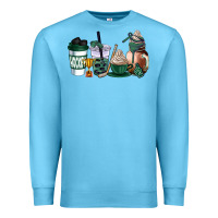 Ocean Blue hunter green hockey coffee cups Premium Sweatshirt - AdoDesignShop