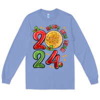 Colony Blue happy new year 2024 Long Sleeve Tee - MaliasSmallBusiness