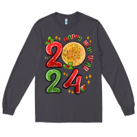 Smoke happy new year 2024 Long Sleeve Tee - MaliasSmallBusiness