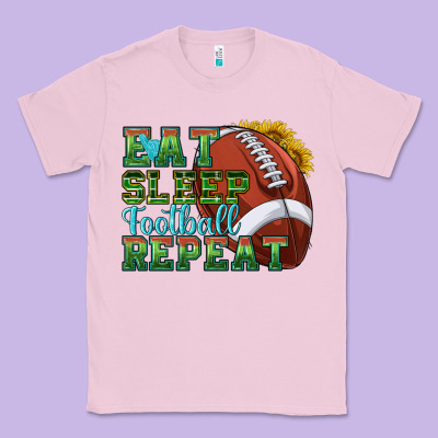 Eat Sleep Football Repeat Classic Tee Designed By Texasbilliewilder