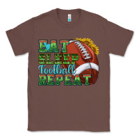 Chestnut eat sleep football repeat Classic Tee - texasbilliewilder