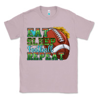 Lilac eat sleep football repeat Classic Tee - texasbilliewilder