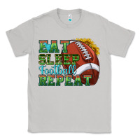 Moon Dust eat sleep football repeat Classic Tee - texasbilliewilder