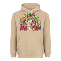 Mushroom Easter rainbow Bunny Easter Day Heavyweight Hoodie - Neo Western