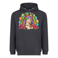 Smoke Easter rainbow Bunny Easter Day Heavyweight Hoodie - Neo Western
