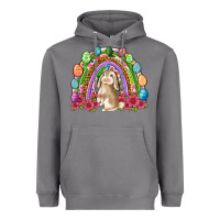Storm Easter rainbow Bunny Easter Day Heavyweight Hoodie - Neo Western