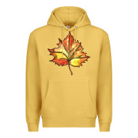 Antique Gold withered leaf Premium Hoodie - BarkalooDesign
