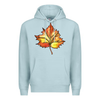 Blue Mist withered leaf Premium Hoodie - BarkalooDesign