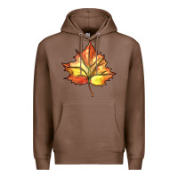 Chestnut withered leaf Premium Hoodie - BarkalooDesign