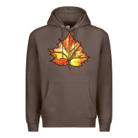 Coffee withered leaf Premium Hoodie - BarkalooDesign