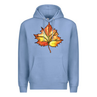 Colony Blue withered leaf Premium Hoodie - BarkalooDesign