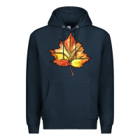 Navy withered leaf Premium Hoodie - BarkalooDesign
