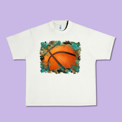 Sports Basketball Background Urban Heavy Tee Designed By Artiststas