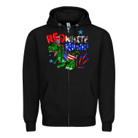 Black red white rawr billie wilder Zipper Hoodie - texasbilliewilder