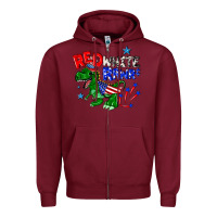 Burgundy red white rawr billie wilder Zipper Hoodie - texasbilliewilder