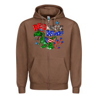 Chestnut red white rawr billie wilder Zipper Hoodie - texasbilliewilder