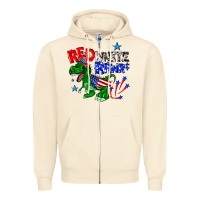 Red White Rawr Billie Wilder Zipper Hoodie | Teevron