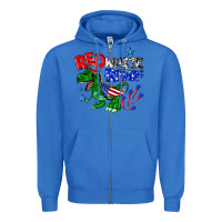 True Royal red white rawr billie wilder Zipper Hoodie - texasbilliewilder