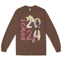 Chestnut howdy 2024 Long Sleeve Tee - MaliasSmallBusiness