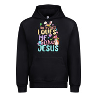 Black no bunny loves me like jesus Urban Hoodie - MaliasSmallBusiness