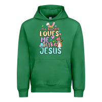 Emerald no bunny loves me like jesus Urban Hoodie - MaliasSmallBusiness