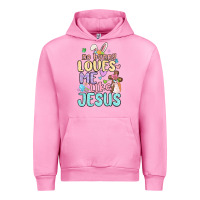 Fuchsia Pink no bunny loves me like jesus Urban Hoodie - MaliasSmallBusiness