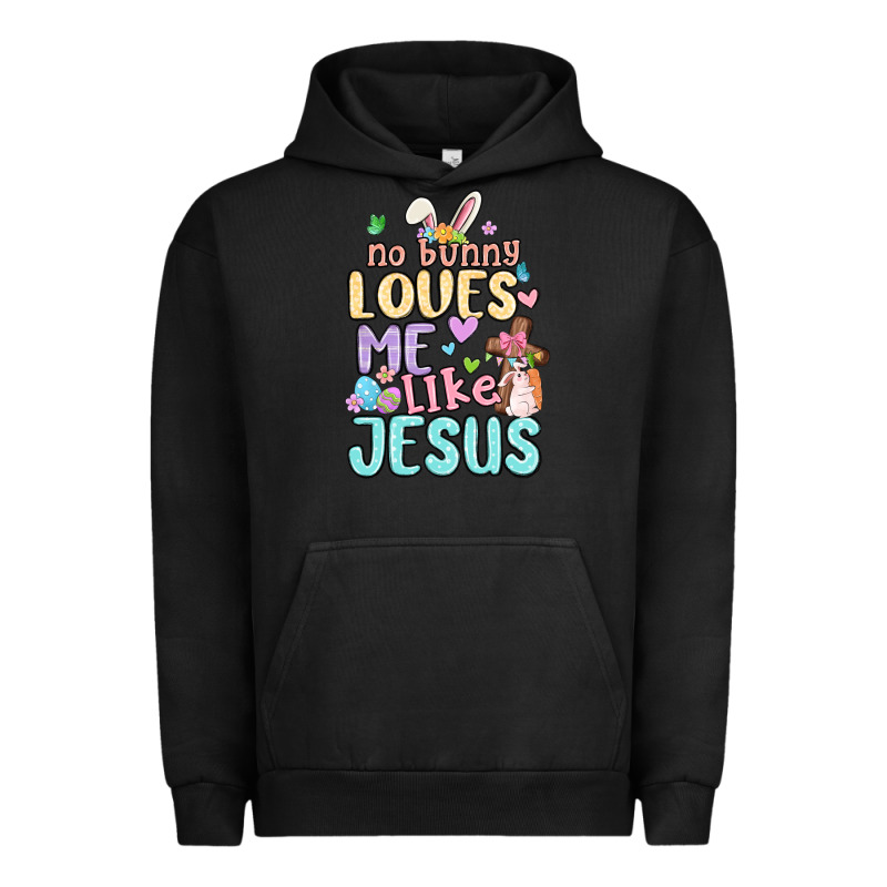 No Bunny Loves Me Like Jesus Urban Hoodie by MaliasSmallBusiness | Teevron