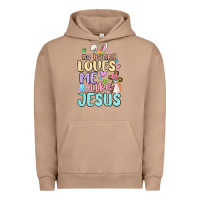 Pigment Burro no bunny loves me like jesus Urban Hoodie - MaliasSmallBusiness