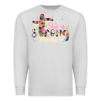 Dove Grey she is strong proverbs 31 25 Premium Sweatshirt - JahusDesignShop