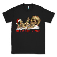Black Merry christmas skeleton Classic Tee - RanaPortraitStore