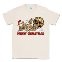 Natural Merry christmas skeleton Classic Tee - RanaPortraitStore