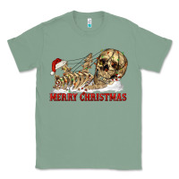 Sage Merry christmas skeleton Classic Tee - RanaPortraitStore