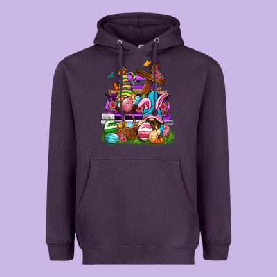 Easter Gnomies Truck Easter Day Heavyweight Hoodie Designed By Neo Western