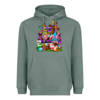 Sage Easter gnomies truck Easter Day Heavyweight Hoodie - Neo Western
