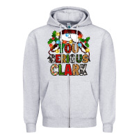 Heather Grey you serious clark Zipper Hoodie - Zillion Design Studio