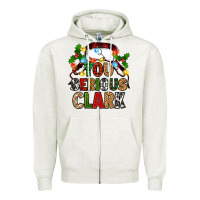Oatmeal Heather you serious clark Zipper Hoodie - Zillion Design Studio