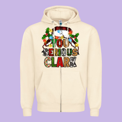 Zipper Hoodie you serious clark