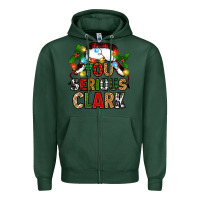 Sports Green you serious clark Zipper Hoodie - Zillion Design Studio