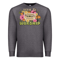 Charcoal Heather made to worship Premium Sweatshirt - JahusDesignShop