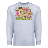 Heather Grey made to worship Premium Sweatshirt - JahusDesignShop