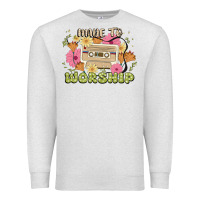 Oatmeal Heather made to worship Premium Sweatshirt - JahusDesignShop