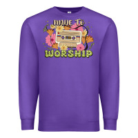 Purple made to worship Premium Sweatshirt - JahusDesignShop