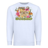 White made to worship Premium Sweatshirt - JahusDesignShop