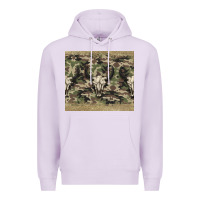 Lilac camouflage bull skull Premium Hoodie - Jasminsmagicworld