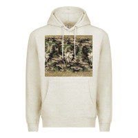 Oatmeal Heather camouflage bull skull Premium Hoodie - Jasminsmagicworld