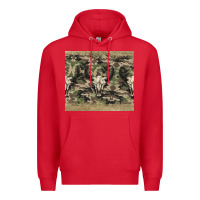 Red camouflage bull skull Premium Hoodie - Jasminsmagicworld