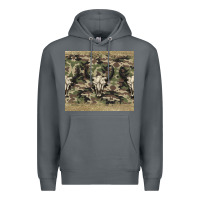 Rock camouflage bull skull Premium Hoodie - Jasminsmagicworld